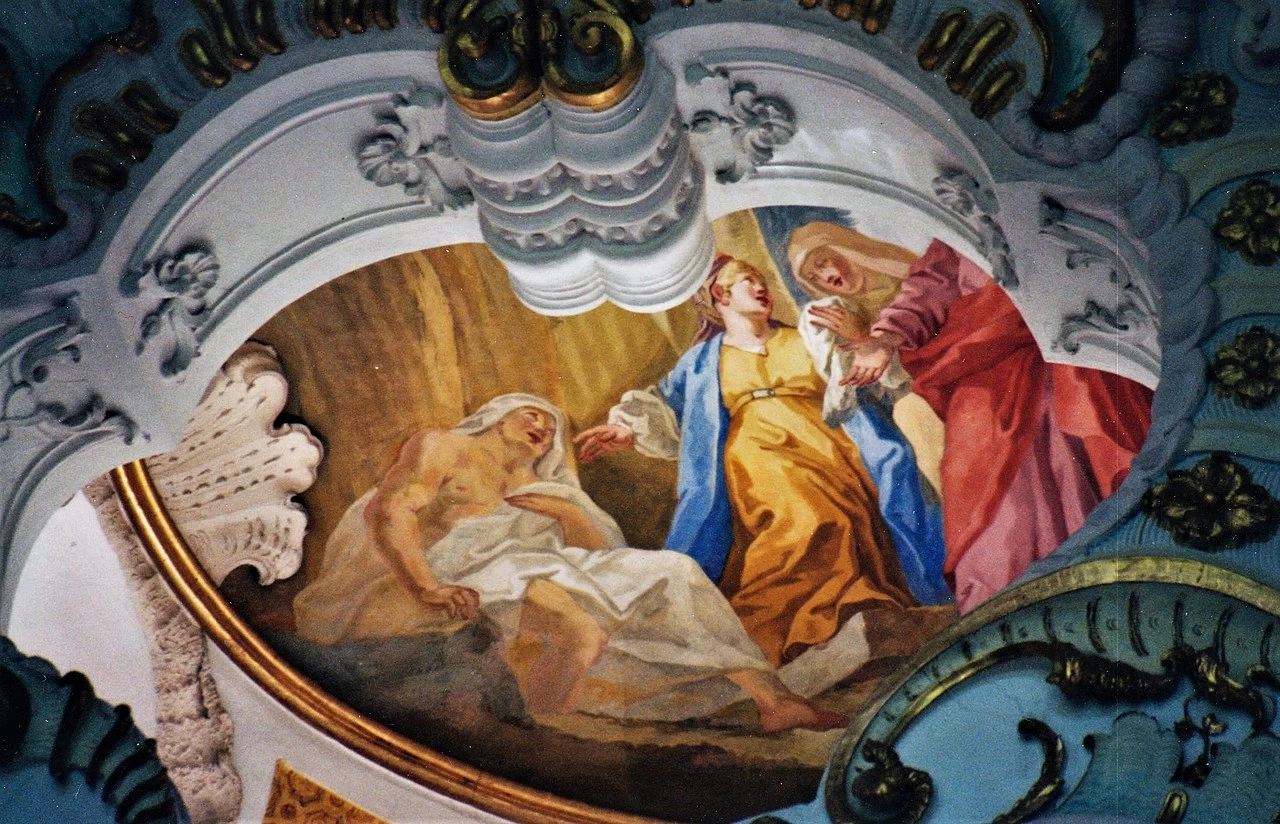 Affreschi della Wieskirche. Chiesa del Pellegrinaggio del Salvatore Flagellato - Steingaden 10